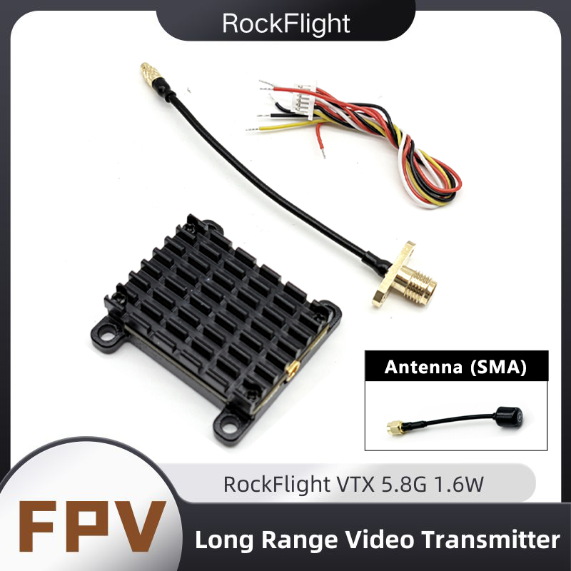 Drone Racing Receiver - RockFlight TX663 VTX 5.8G 48CH PitMode25mW/200mW/1000mW/1600mW