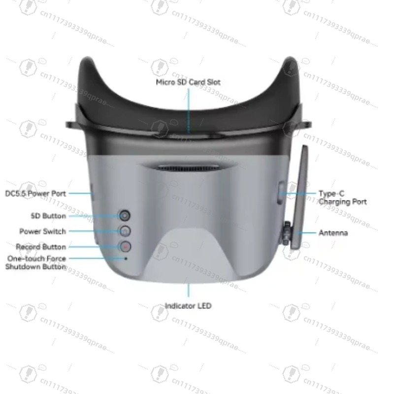 Drone Racing Goggles - แว่นตา FPV แบบอนาล็อก BETAFPV VR04 หน้าจอ